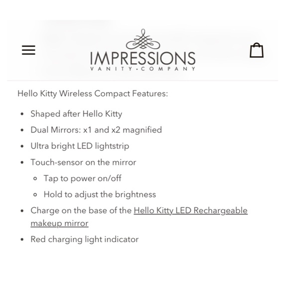 Hello Kitty LED Vanity Mirror - Picture 9 of 10